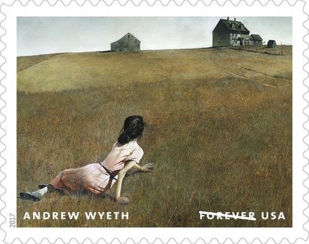 100 Andrew Wyeth Forever Stamps Christina's World Postage For Mailing
